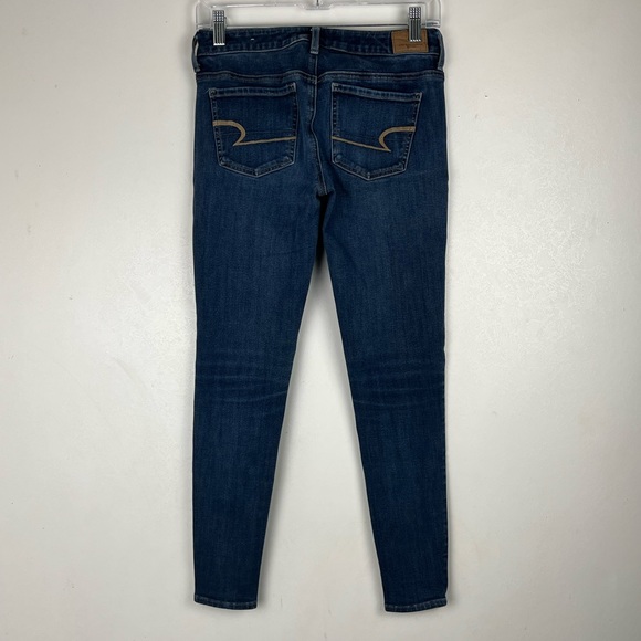 American Eagle Outfitters Super Stretch X4 Jeggings Skinny Jeans Size 4 - Picture 5 of 13